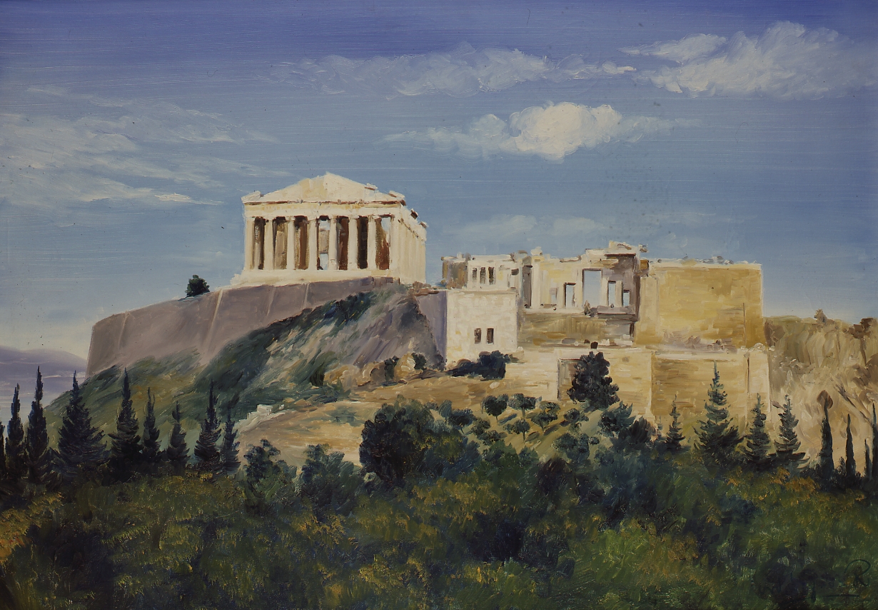 Landscape of Acropolis | Averoff Museum