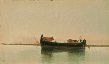 Boat with Draught Animals